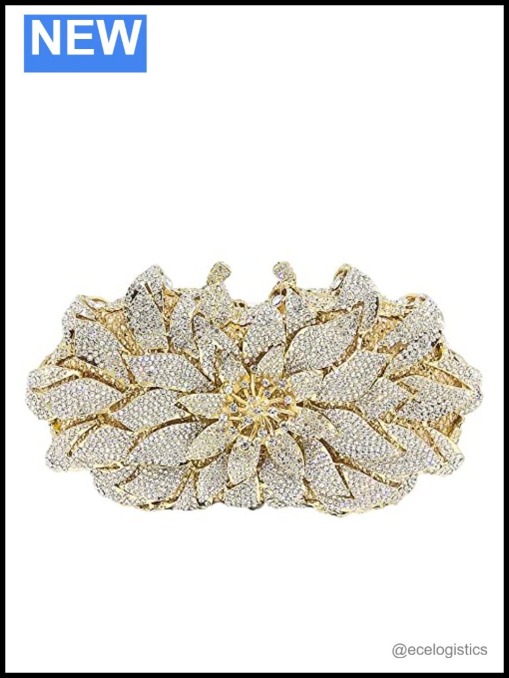 Crystal Clutch Evening Bag for Women Formal Party Rhinestone Purse Wedding Mini
